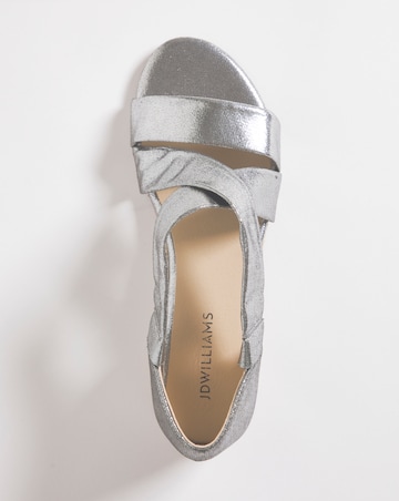 Sonya Multi Strap Espadrille - Wide Fit (E)