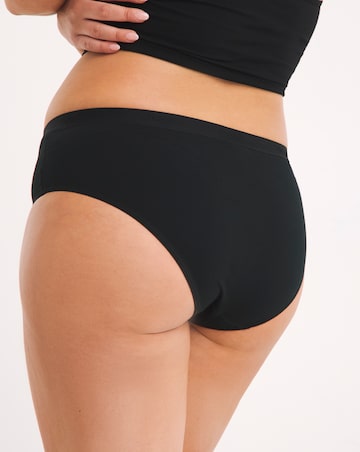 Sloggi (3 Pack) Go Casual Cotton Midi Knickers Black