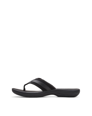 Clarks Black Cloudsteppers Brinkley Sea Sandals - Standard Fit (D)
