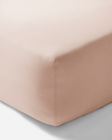 Non Iron Plain Dye Extra Deep 38cm Fitted Sheet