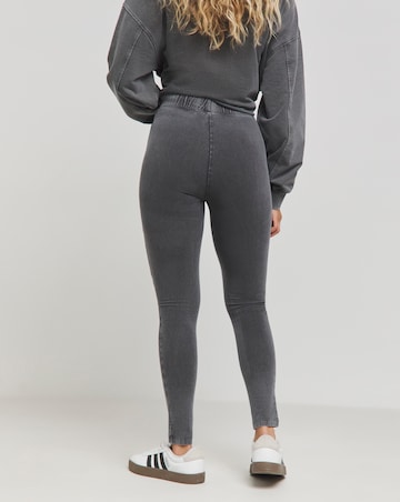 Acid Wash Cotton Leggings