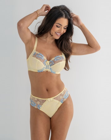 Pour Moi Sofia Full Cup Wired Bra Lemon/Blue