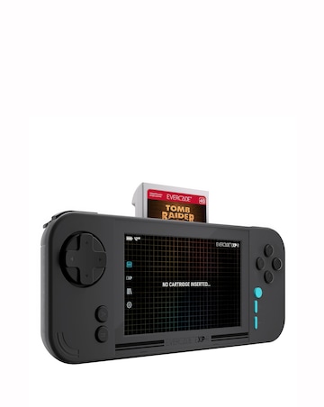 Evercade EXP-R Retro Handheld Gaming Console and Tomb Raider Bundle