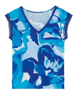 Figleaves Camelia Lace Detail Pyjama Shortie Set