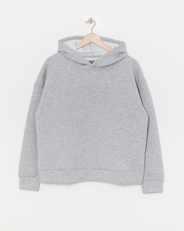 Grey Marl Luxe Modal Hoodie