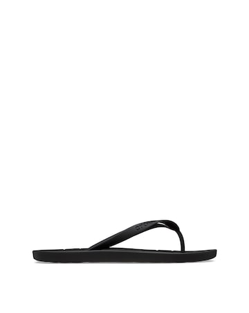 Crocs Black Classic Toe Post Sandals -Standard Fit (D)