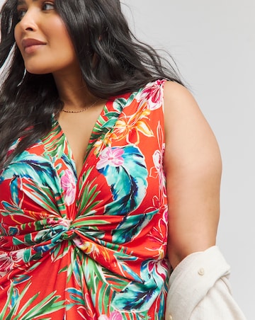 Joe Browns Favourite Knot Front Jersey Maxi Dress | Simply Be Joe Browns Favourite Knot Front Jersey Maxi Dress | Simply Be