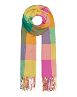 Only Bright Check Weaved Scarf