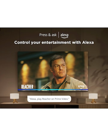 TCL 65T6CUK 65in 4K QLED Fire TV with Freely