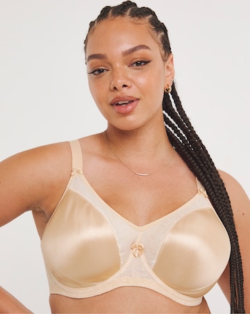 Goddess Yvette Moulded Full Cup Wired Bra Nude