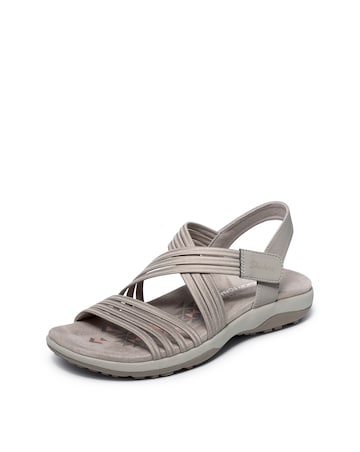 Skechers Reggae Slim Sunny Side 2.0 Taupe Sandals - Standard Fit (D)