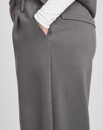 Simply Be Slate Grey Luxe Modal Scuba Joggers