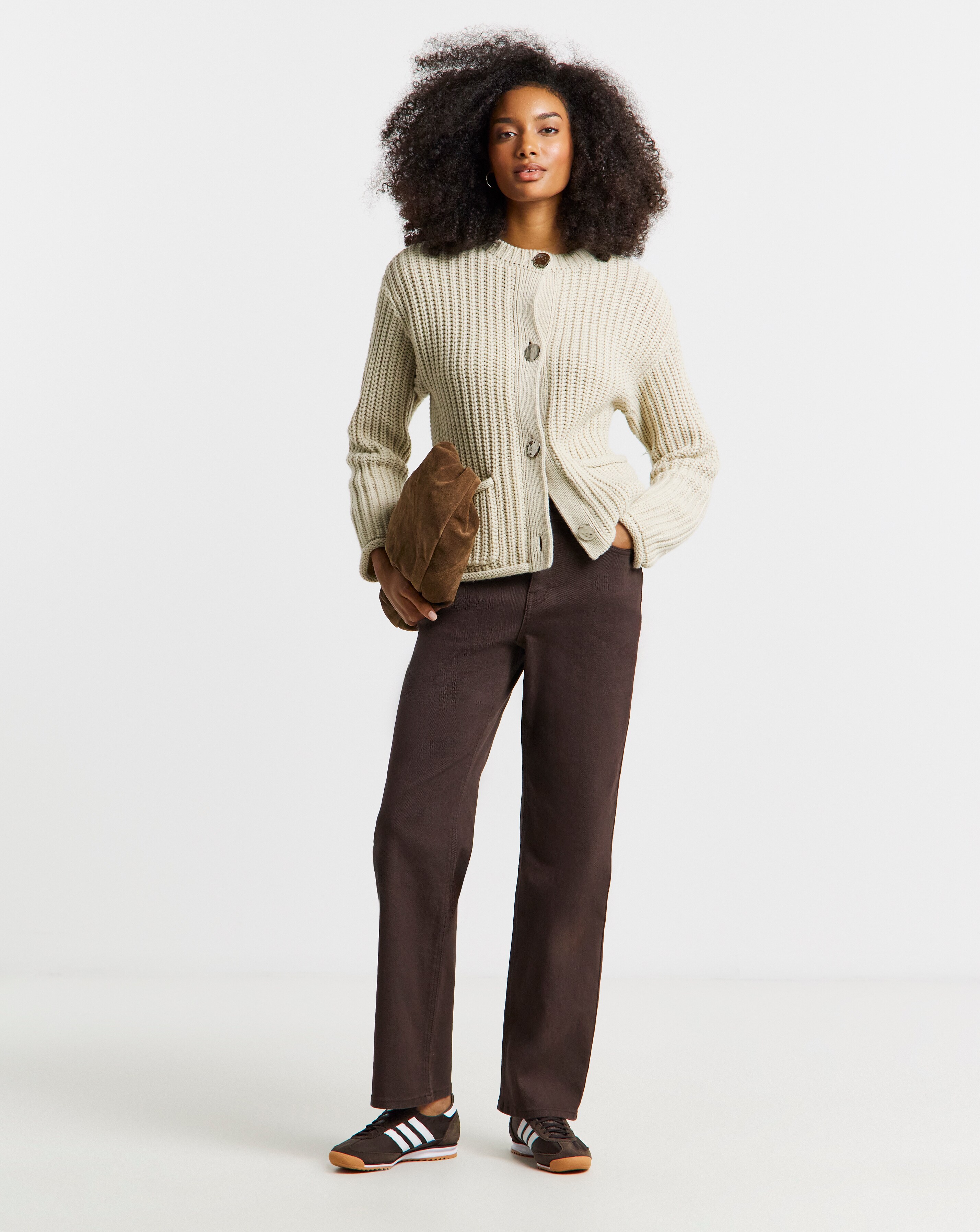 Chocolate Straight Leg Jeans