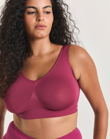 Pretty Secrets (3 Pack) Plain Comfort Tops (Fits Up To D Cup) Berry Multi