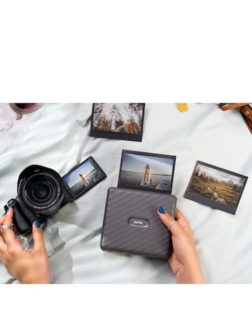Fujifilm Instax Link Wide Printer with 40 Shot Film Pack - Mocha Gray