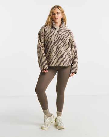 Sweaty Betty Plush Half Zip Printed Fleece