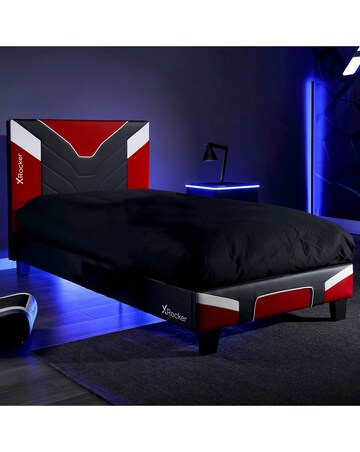 X Rocker Cerberus MKII Gaming Single Bed in a Box - Red