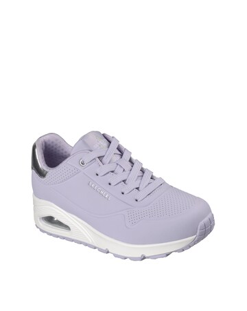 Skechers Lilac Uno Golden Air Trainers - Standard Fit (D)