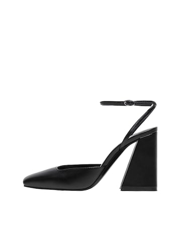 Mango Disco Leather Two Part Shoes