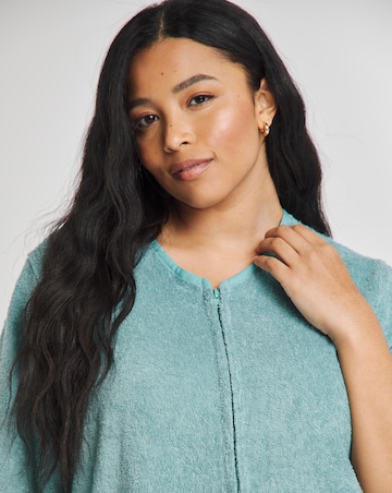 Pretty Secrets Towelling Zip Dressing Gown