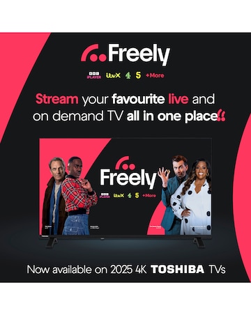 Toshiba 50UV1563DB 50in 4k Ultra HD Smart TV with Freely