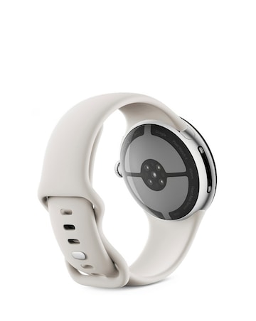 Google Pixel Watch 4 Wi-Fi 45mm - Porcelain/Silver