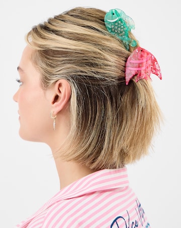 Accessorize 2-Pack Tropical Fish Claw Clips
