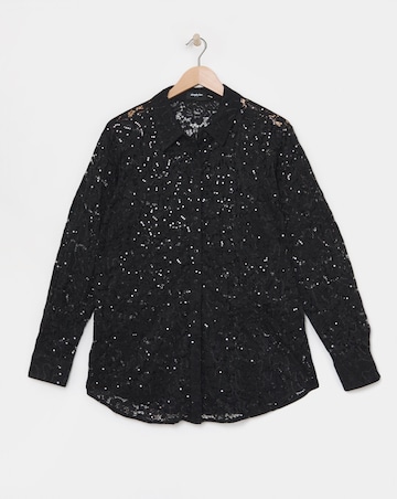 Sequin Lace Shirt