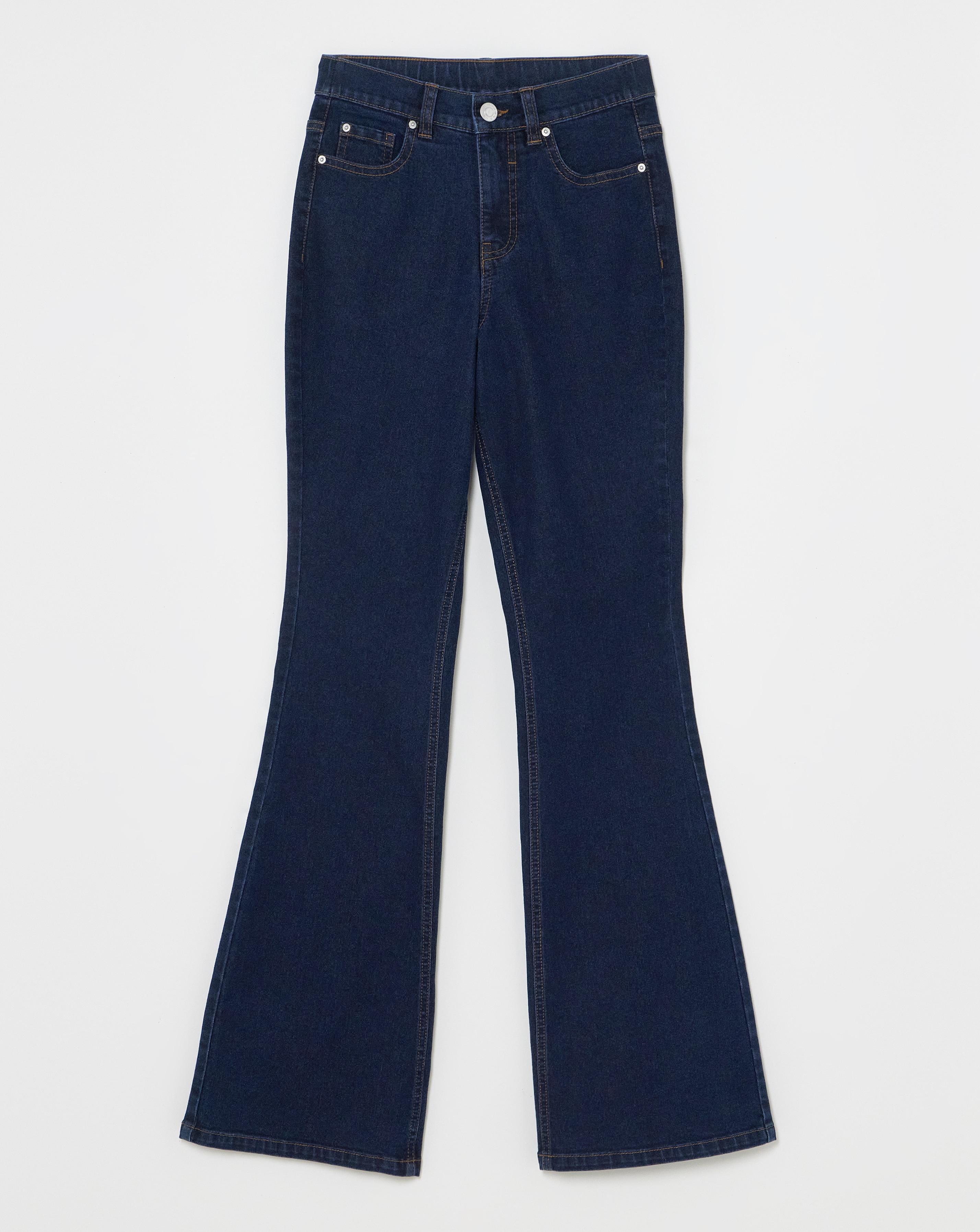 straightline standard flare denim indigo Indigo 24/7 Flared Jean 