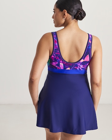 Beach To Beach Swimdress With Shorts