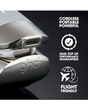 GHD Unplugged Cordless Hair Straightener in White
