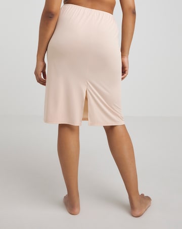 Pretty Secrets 2 Pack Half Slips Length 27in - Black/Almond