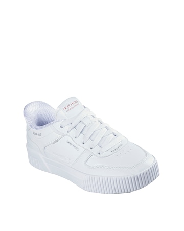 Skechers White Jade Put It In Neutral Slip-In Trainers - Standard Fit (D)