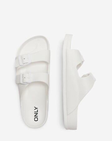Only Cristy Slip On Double Strap With Buckle Sandals Standard Fit