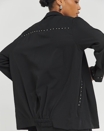 Religion Studded Waterfall Jacket
