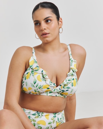 Value 2 Pack Plunge Ruffle Bikini Tops