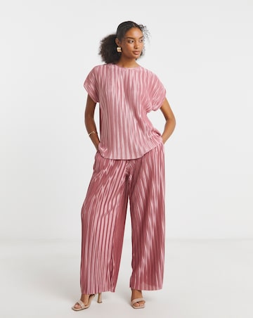 Joanna Hope Plisse Blouse