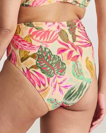 MAGISCULPT Medium Control Twist Front High Waist Bikini Bottoms