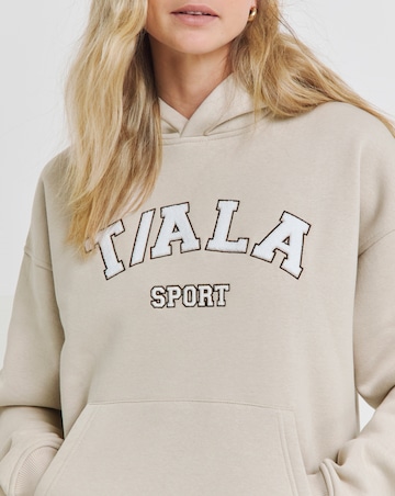 Tala Oversized Hoodie with Borg logo