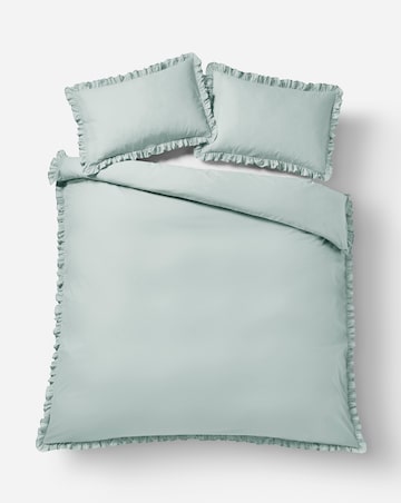 Ruffled Edge Duvet Cover Set