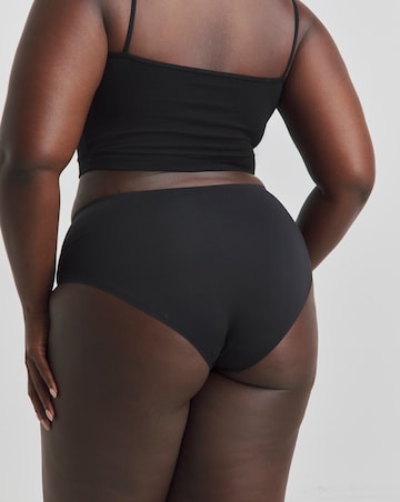Sloggi 2Pack Zero One Midi Knickers Black