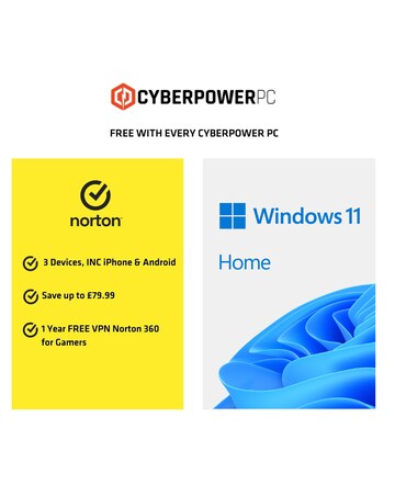 CyberPowerPC Sylph AMD Ryzen 5 8500G, 16GB RAM, 1TB NVMe SSD Gaming Bundle