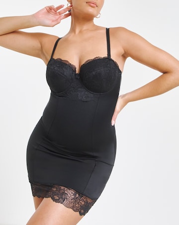 MAGISCULPT Firm Control Ella Lace Multiway Shapewear Slip (B-F) Black