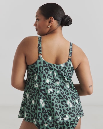 Elomi Jungle Bay Non Wired Moulded Cup Tankini Top Olive