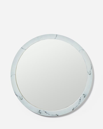 Marble Round Wall Mirror
