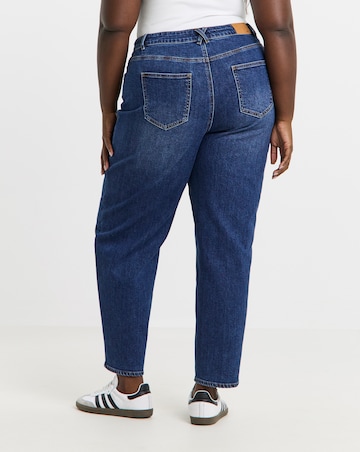Mid Wash Barrel Jean