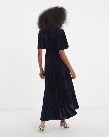 Flounce London Velvet Maxi Dress
