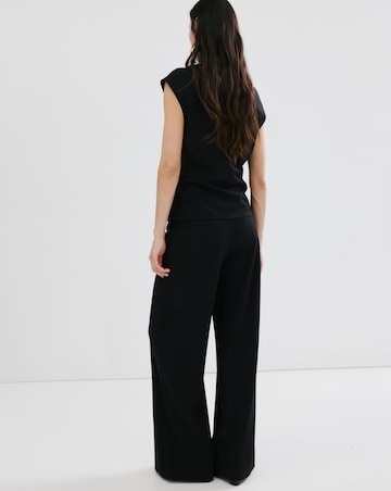 Mango Candelo Straight-Fit Trousers With Elastic Waist
