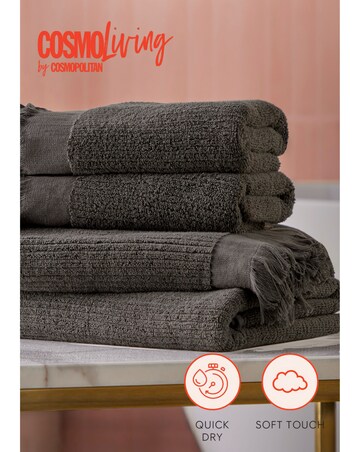 Cosmo Textured Cotton Pack of 2 Towels