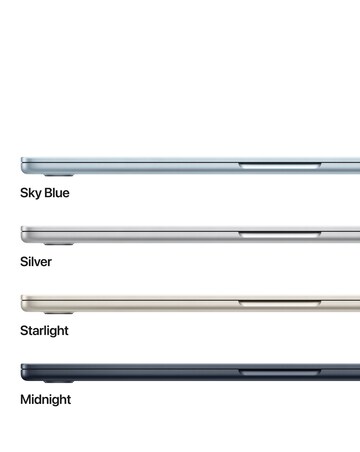 Apple MacBook Air (M5, 2026) 15in 10-core CPU 10-core GPU 16GB 512GB - Sky Blue